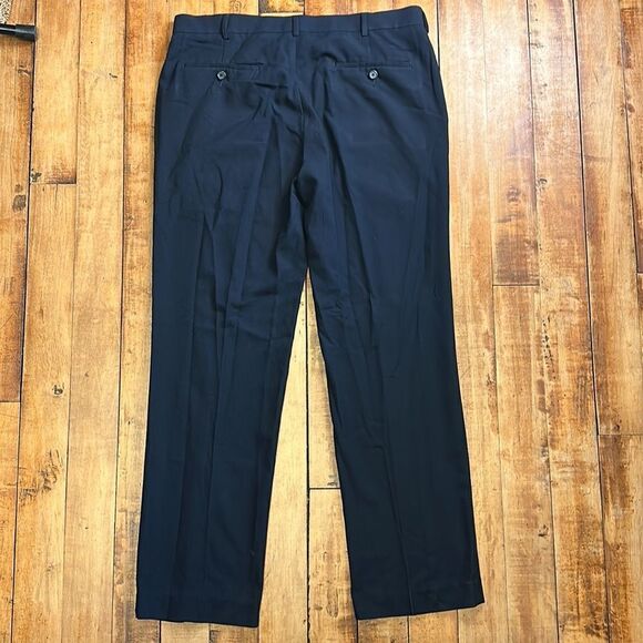 Perry Ellis Portfolio Mens size 36 x 32 Black Formal Trousers Holiday dress pant - Picture 6 of 6